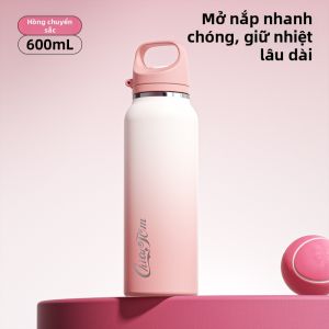 BIZE | Cốc Đựng Nước Cách Nhiệt Bên Trong Gốm Dễ Thương