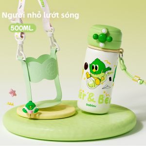 Bablov | Tách Cách Nhiệt Mới Cho Bé Gái Học Sinh Có Ống Hút