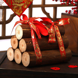 Housewarming Happiness Decorative Creative Firewood Decoration New Home Decoration Auspicious in Entering Residence Festive Moving and Entering Ceremony Supplies