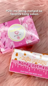 G21 Kojic Papaya Honey Oatmeal Duo Whitening Golden Dust Glass Skin Moisturize Skin Lightening Soap