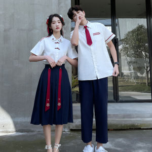 สไตล์จีนชุดประสิทธิภาพเสื้อ กระโปรง ชุดโรงเรียนมัธยม นักเรียน Class ชุดสไตล์วิทยาลัย < Ne1> เครื่องแต่งกาย