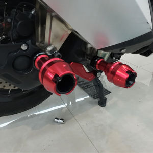 For Zontes 368G 368D 368E 368M accessories CNC Aluminum Alloy exhaust pipe anti drop rod front and rear wheel anti ball protection bars