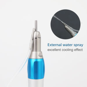 Dental Low Speed 1:1 Straight Handpiece Ratio With External Water Spray Surgical Type Rotation Speed 14000-20000r/Min