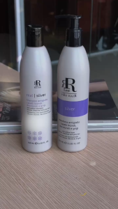 Combo Dầu Gội Và Dầu Hấp Tím Khử Ánh Vàng Trên Tóc Bạch Kim Giúp Tóc Sáng Hơn Mềm Mượt Hơn RR LINE
