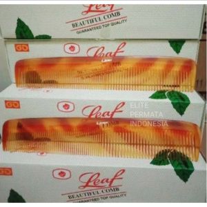 LEAF 701/SISIR PANGKAS LAKI LAKI/SISIR BARBERSHOP/SISIR COKLAT (satuan)