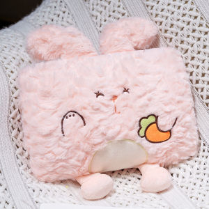 Bình Nước Nóng Bằng Vải Nỉ Hình Trái Tim Hở Cho Gối Ngủ Trưa Túi Nước Nóng Có Thể Được Tràn Đầy Bằng Nước Dùng Để Ấm Tay Chân Dùng Để Ấm Bụng