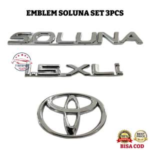 Emblem Soluna HARGA SUDAH SET 3 PCS