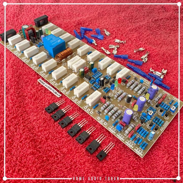 KIT DRIVER AXL AUDION 3U plus PROTEKTOR dan LED CLIP PCB FIBER fr4 ...