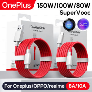 Original OnePlus 13 12 11 10 Cable Type C to USB PD Cord 150W 100W 80W Supervooc Charge For OPPO Reno 14 Realme One Plus Nord 5
