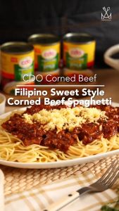 CDO Corned Beef in Sweet-Style Pasta Sauce 260g.