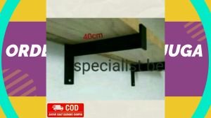 Gantungan Baju Dinding Besi Serbaguna Castok Serba Guna Free Baut dan Fisher - Gantungan Baju Besi Tempel Dinding Tembok Kamar Kuat Besi Anti Karat Besi Anti Karat Berkualitas SNI