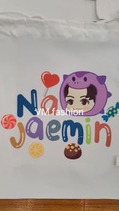 Tas Serut Kanvas Gambar KPOP / Totebag Kanvas