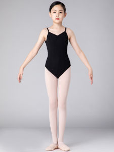 DanS Girl Leotard Ballet Dance Suit Single Strap Bodysuit Gymnastics Uniform Cotton Lycra Childrens Exam Art Performance