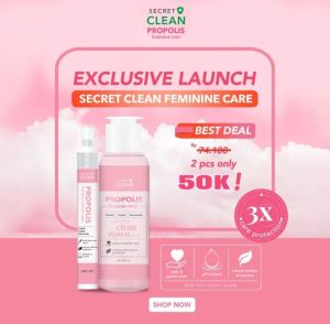 SIAP KIRIM - Screat Clean Propolis NEW Feminine care