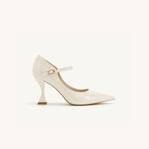 JW PEI | Comfortable Pointed Toe Stiletto Mary Jane Wedding Shoes