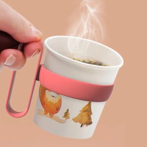 Cup Holder Anti Panas / Silikon Pegangan Cup Gelas Anti Panas / silicon