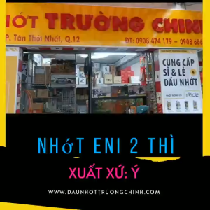 Nhớt 2 thì ENI I-RIDE 2T Smokeless không khói nhập khẩu Ý