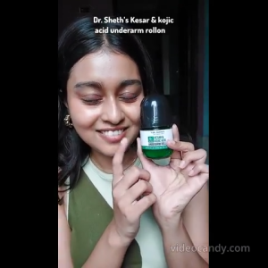 Dr. Sheth’s KESAR & KOJIC ACID UNDERARM ROLL-ON| 6% Actives -AHA Kojic Acid & Niacinamide |Controls Body Odor Sweat & Fade Pigmentation |For All Skin Types| Aqua Fragrance| For Men & Women| Aluminium & Alcohol Free| 50ml