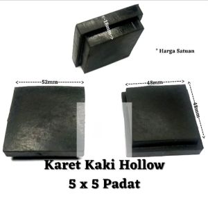 karet tutup kaki meja kursi rak besi hollow 5x5 padat holo