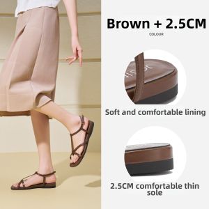 Josiny | Rome Strap Sandals For Women Summer New Flats