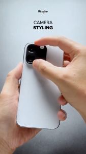 RINGKE® CAMERA STYLING iPhone 15 Pro Max/ iPhone 15 Pro Camera Lens Protector Aluminum Frame Tough Protective Cover