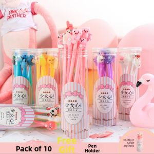 DISCO BEAR | Cute 3D Cartoon Shaped Black Ballpoint Pen 0.5mm