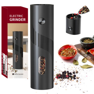 cliton | 1/2 pcs Electric Automatic Salt and Pepper Grinder Set Led Light Grinder Set Spice Mill Adjustable Spices Grinder Kitchen Tools