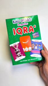 MIND TO MIND Kad Imbas Bergambar IQRA’ &  Little Learner ARABIC Flash Cards untuk Umur 3+ Prasekolah & Tadika Preschool Toys & Games > Baby & Toddler Toys > Learning & Education Toys