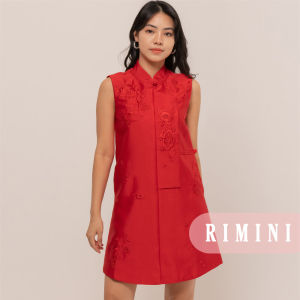 RIMINI - Dress Pesta Embroidery Cheongsam Cantik Size XS-XL - Meng Yao Dress CC30692-1