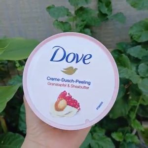 [ HÀNG ĐỨC BAO SỬ DỤNG BAO CHẤT LƯỢNG Ạ] Tẩy tế bào chết Dove Creme-Dusch-Peeling Granatapfel & Sheabutter 225ml