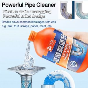 Powerful Pipe Cleaner Clean And Unblock Pipes Toilet Drain Kitchen Bathroom Sink Cleaner Deodorize
