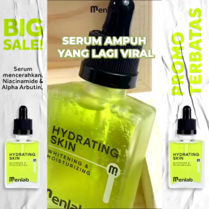 MENLAB HYDRATING SKIN SERUM ESSENCE SERUM PRIA WAJAH GLOWING PENGHILANG BEKAS JERAWAT
