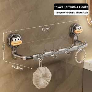 XUNHUAI | Suction Cup Wall-Mounted Towel Rack