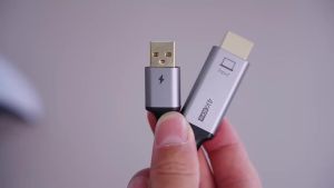 Cabletimes | CABLETIME HDMI to USB C Cable 4K60Hz Stable Signal for Nintendo Switch PS3/4/5 Game Console with USB Power to USB C Cable