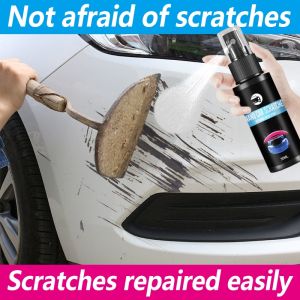 Car Scratch Swirl Remover Spray Auto Paint Care Polish Remove Light Scratches Restore Shine Scratch Removal Hilangkan Calar Kereta Car Coating Repair