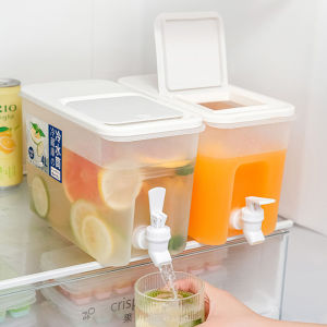 Large Capacity Refrigerator Water Pitcher with Faucet for Home Lemonade and Tea Making