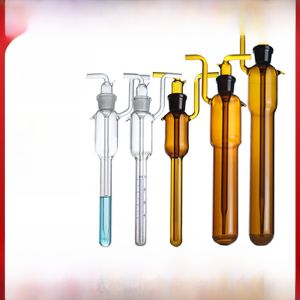 Ống Hấp Thụ Bọt Lớn Màu Trắng Và Nâu 5/10/25/50/75ml Ống/Thùng Lọt Khí Mẫu Khí Methyl Quai Xylit Thùng Lọt Khí