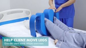 LOCAL STOCK Elderly Patient Turn Over Cushion with Fixing Strap High Elastic Sponge U-Shaped Bedridden Turning Pillow Device Care