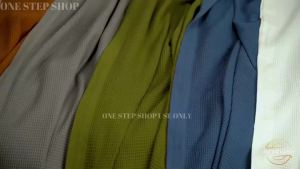 High-Quality Cotton Waffle Thermal Blanket 60x80 inches for Hospital Home Stay Resort Airbnb & Spa - Dark Grey/Light Brown/Hot Pink/Olive Green/Light Blue