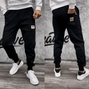 กางเกงวอร์มลำลองชาย ทรงสลิมฟิต ทรงหลวม ทรงเข้ารูป กางเกงขายาวเอวยางยืด ทรงเข้ารูป ฤดูใบไม้ร่วง 2024 กางเกงขายาวลำลอง