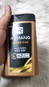 Combo Dầu Gội Romano Grandiose 180g + Lăn Khử Mùi 50ml – Gội Thơm Lăn Chuẩn Nam Tính Ngút Ngàn