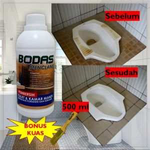 BODAS CLEANER ukuran 1 kg Cairan Pembersih Kerak Noda Membandel Pembersih Toilet dan Dapur.