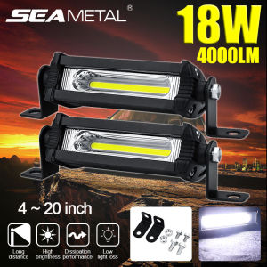 Led Work Lights Tractors Trucks 12v 24v COB 4-7 Inch Headlight Motorbike Scooter ATV Led Bar Spotlight Driving Fog Lights Offroad