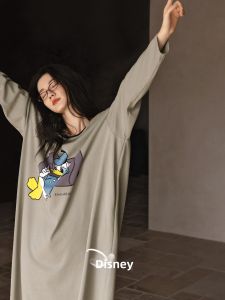 BEIYAN | Soft Cotton Loose Sleeves Cartoon Girl Style Night Dress