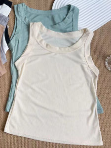 High Quality Ice Sensation Thread Ice Silk Vest Womens Slimming High Elasticity Base Layer Tank Top Inner Wear Bottom Shirt