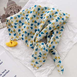 Khăn Choàng Lụa Hoa Họa Tiết Hoa Phong Cách Pháp Mùa Xuân Hè Đa Năng Cho Nữ Đi Biển Chụp Ảnh Thời Trang Trang Trí Phụ Kiện