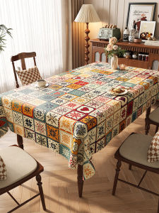 ovzf | Vintage Waterproof Oil-Resistant No-Wash Heat-Resistant Table Mat