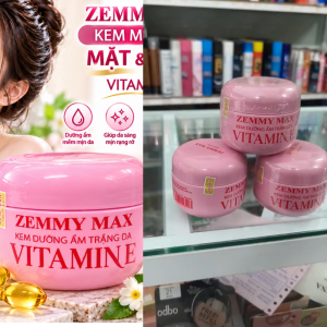 Kem Massage Kem dưỡng Ẩm VITAMIN E ZEMMY MAX Hỗ trợ dưỡng ẩm làm mềm và dưỡng trắng da.
