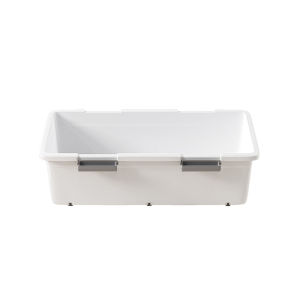SIVASS | Underbed Drawer-style Flattenable Rolling Storage Box