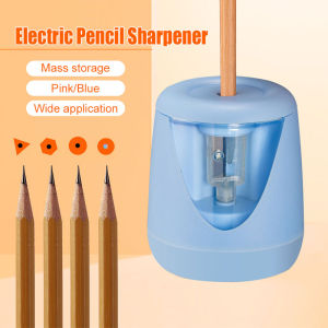 Electric Pencil Sharpener Automatic Pencil Sharpeners Two-hole Pencil Cutter Pengasah Pensil Home Office School Automatic Sharpener Pengasah Pensil